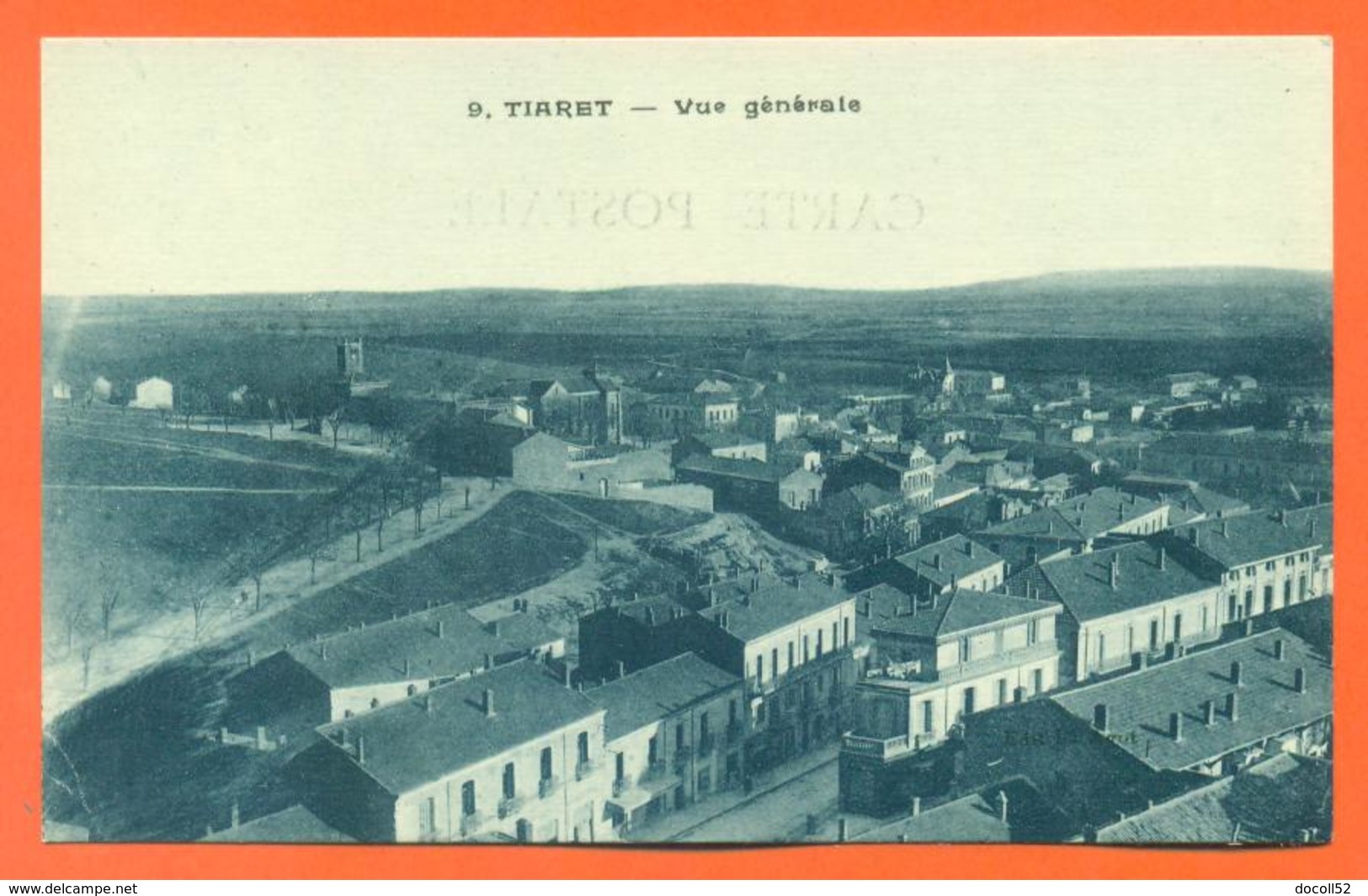 CPA Algérie - Tiaret " Vue Générale " LJCP 39 - Tiaret