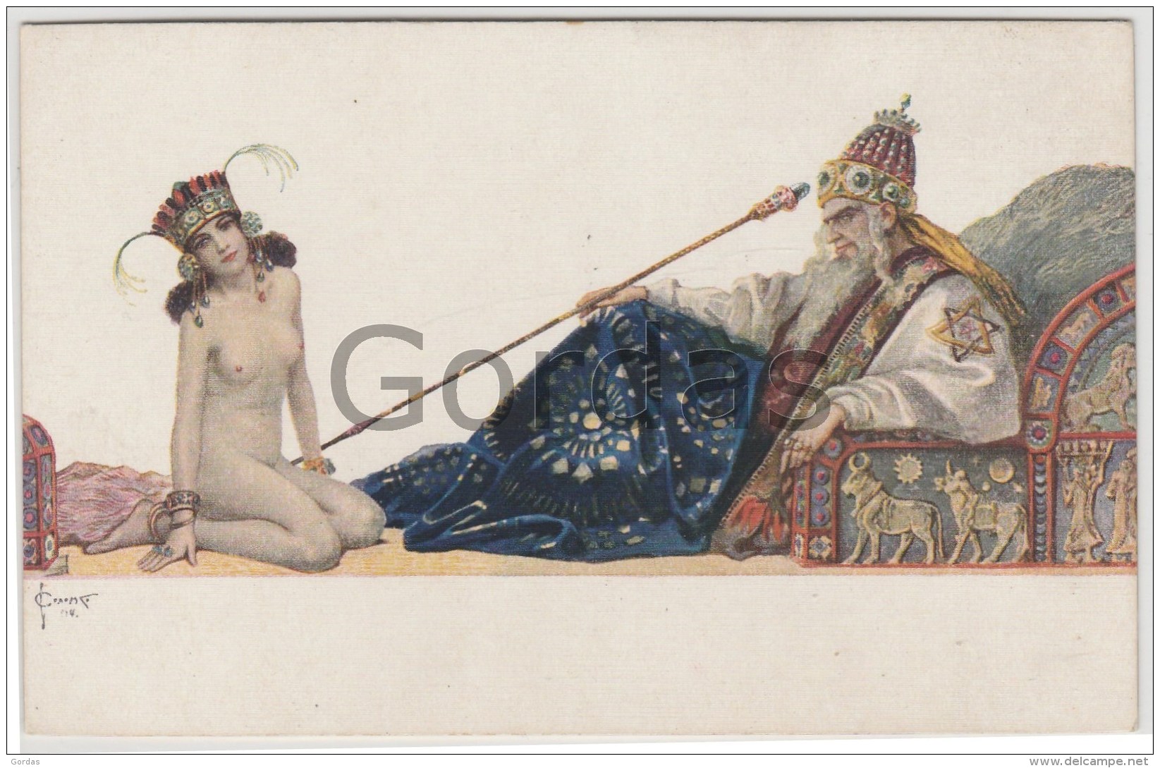 Russia - Illustrateur Solomko - Judaica - Nude - Erotic - La Favorite - Solomko, S.