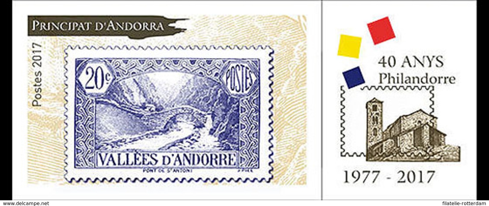 Andorra / Andorre - Postfris / MNH - 40 Jaar Filatelie In Andorra 2017 - Ongebruikt