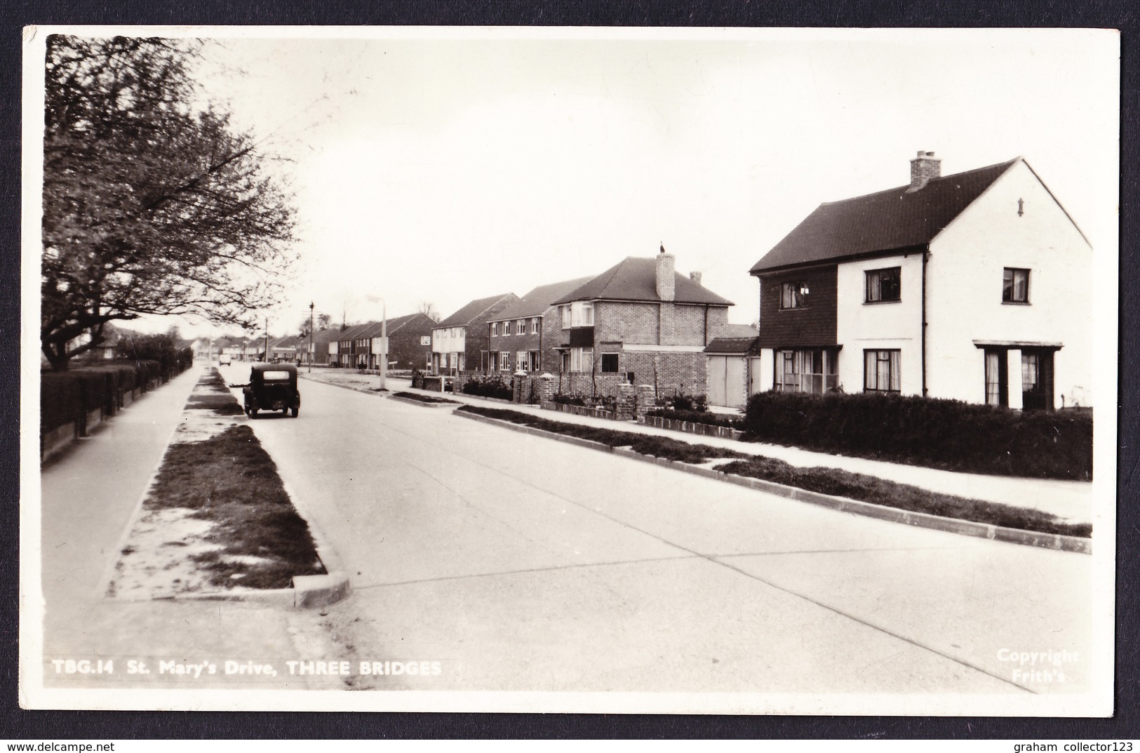 St Mary's Drive Three Bridges West Sussex 1960 RPPC United Kingdom Postale Carte RH10 Crawley Postkarte PC - Other & Unclassified