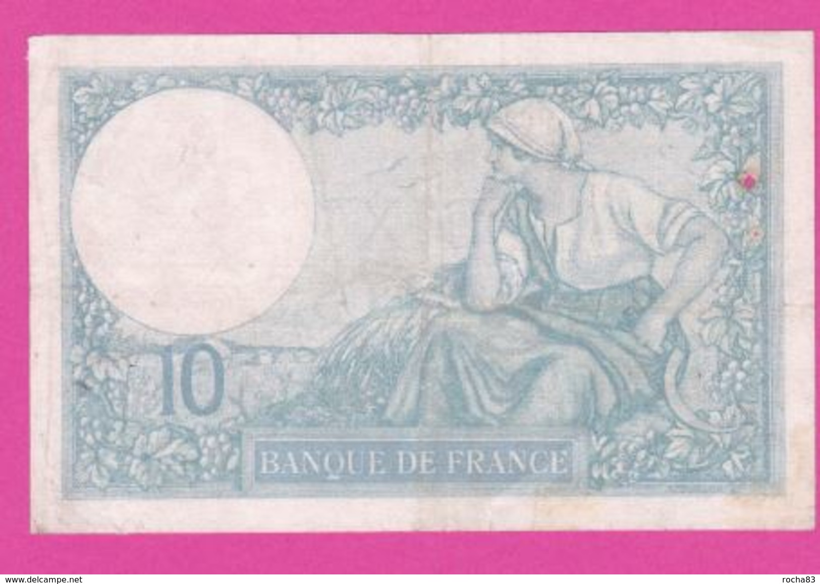 Billet - 10 Francs MINERVE Du 17 12 1936 TTB - 10 F 1916-1942 ''Minerve''