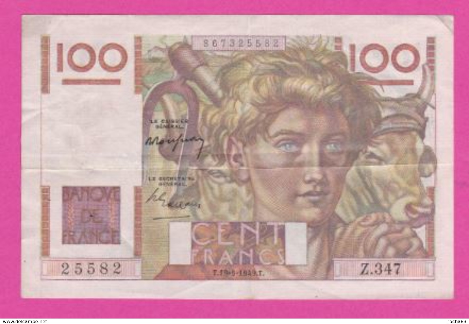 Billet - 100 Francs PAYSAN Du 19 05 1949 TTB - 100 F 1945-1954 ''Jeune Paysan''