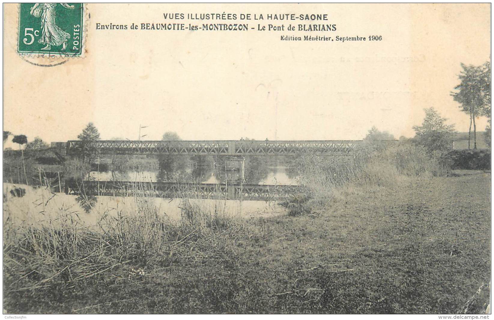 CPA FRANCE 70 "Env. De Beaumotte Les Montbozon, Le Pont De Blarians" - Altri & Non Classificati