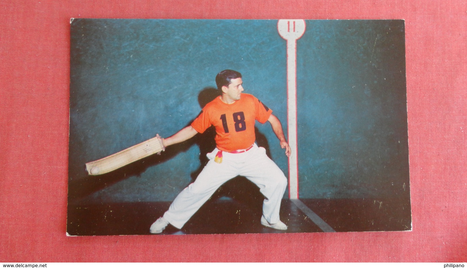 Jai Alai Player With Cesta = Ref 2529 - Other & Unclassified