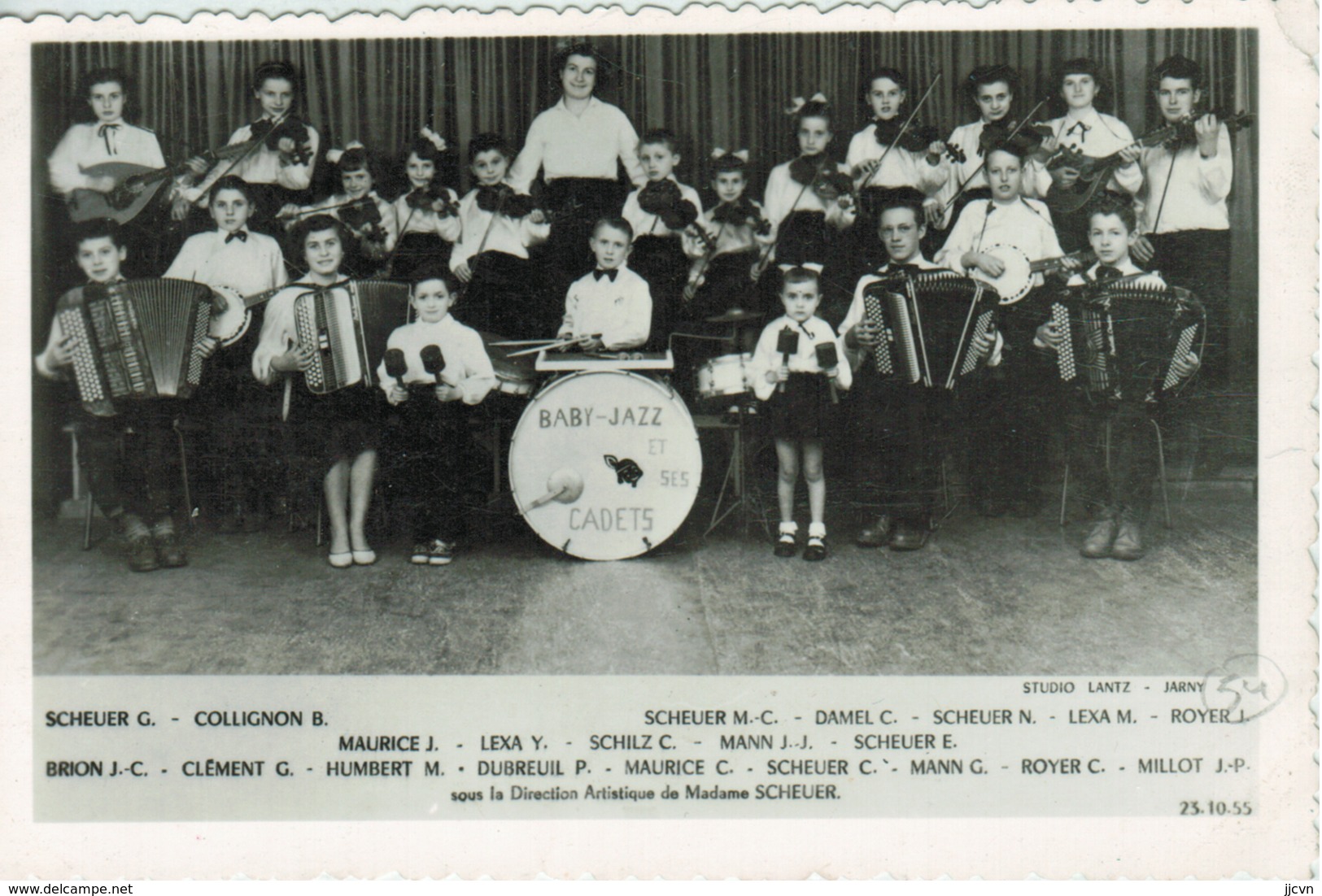 54 - Meurthe Et Moselle - Jarny -  Groupe Baby Jazz Et Ses Cadets Sous La Direction De Madame Scheuer (Très Rare) - Jarny