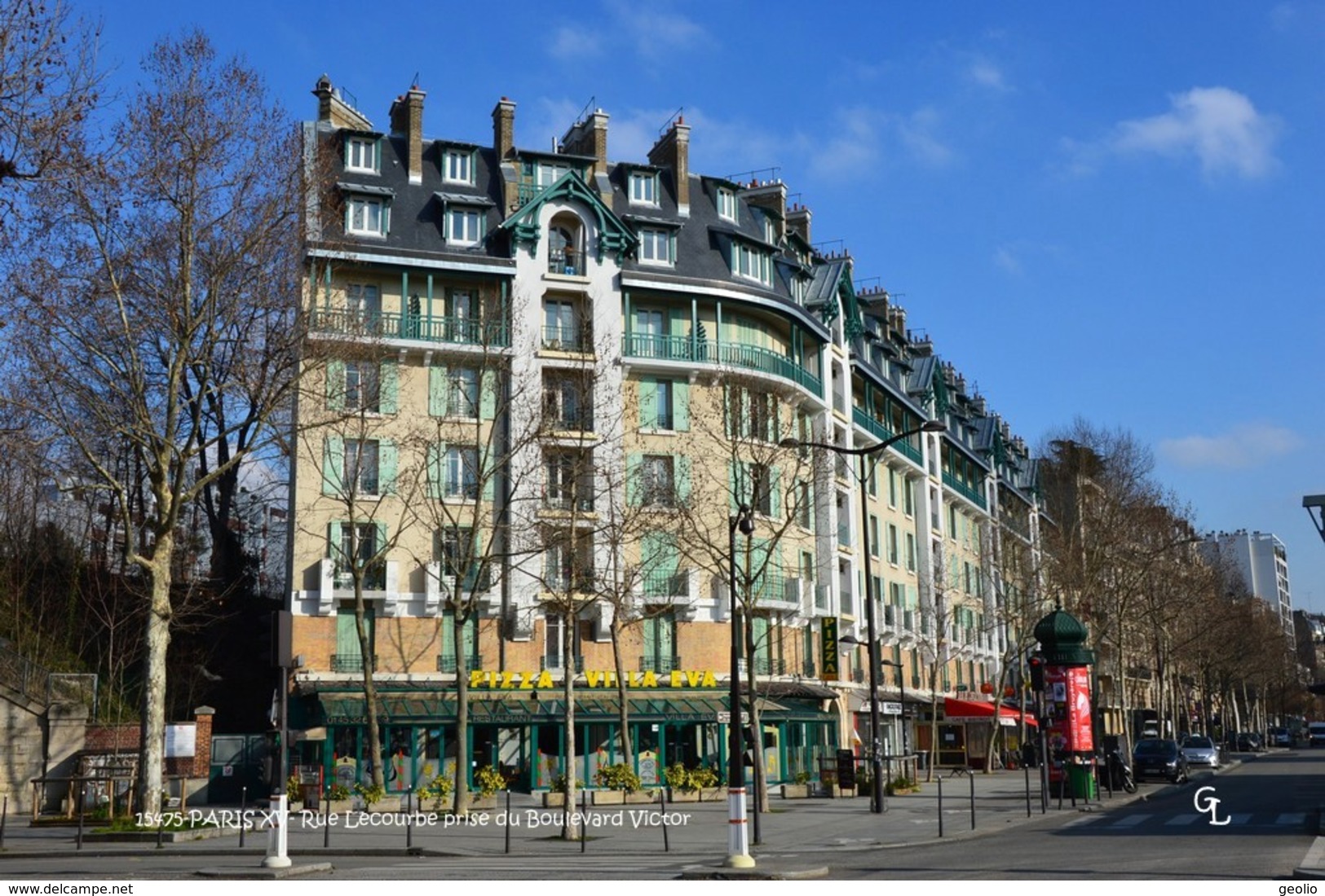 Paris XV (75)- Rue Lecourbe Prise Du Boulevard Victor (EDITION à TIRAGE LIMITE) - Arrondissement: 15