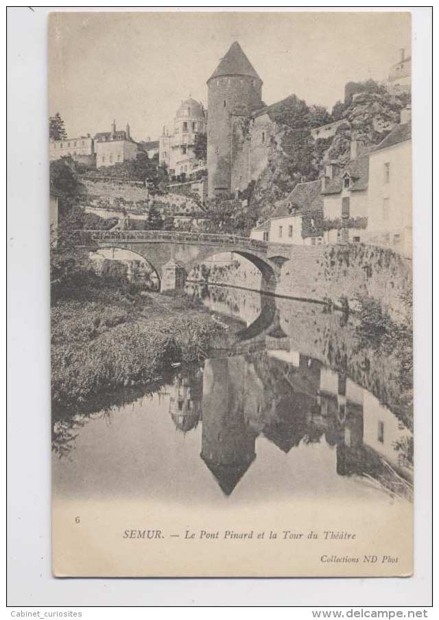 Semur-en-Auxois - Le Pont Pinard Et La Tour Du Théatre - SEMUR - Semur