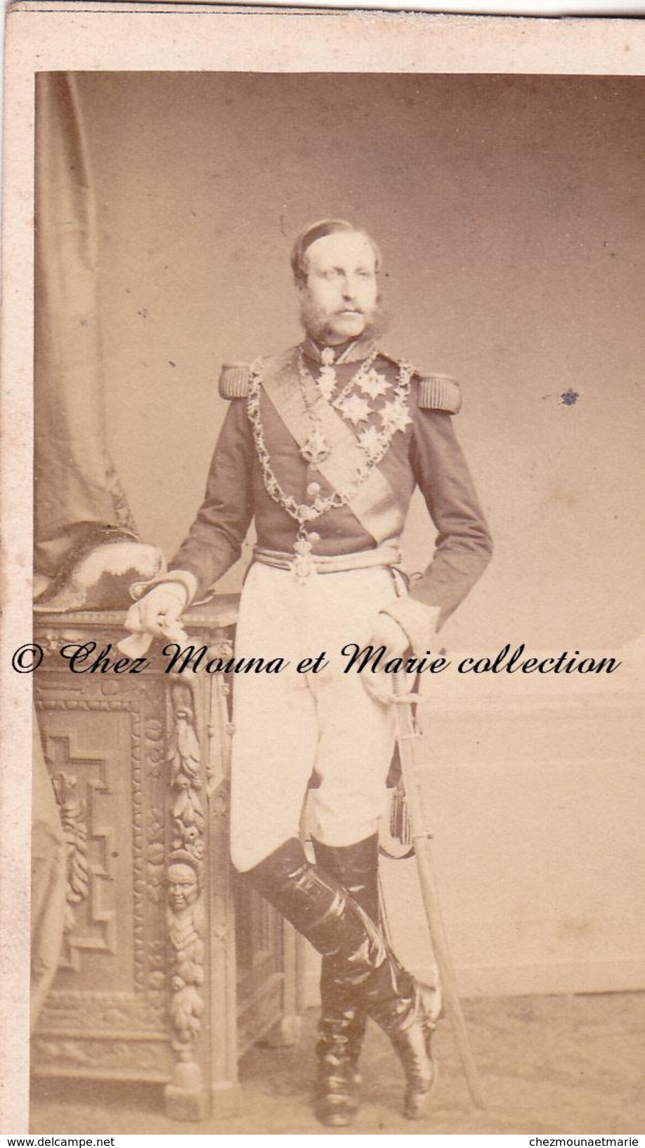 PHILIPPE DE BELGIQUE (1869-1905) PRINCE HERITIER - COMTE DE FLANDRE - GHEMAR BRUXELLES - CDV PHOTO - Célébrités