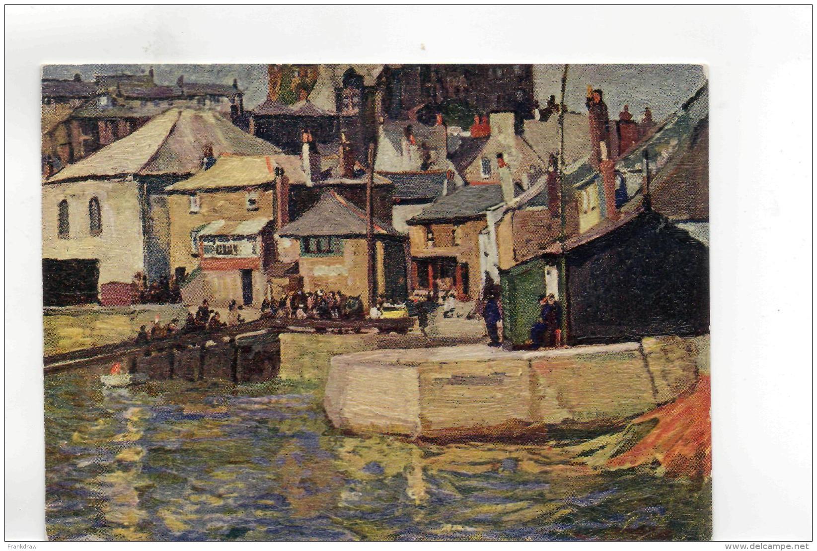 Postcard - Art - J.A.Park - The Slipway St. Ives - Used But Not Posted  Vg - Unclassified