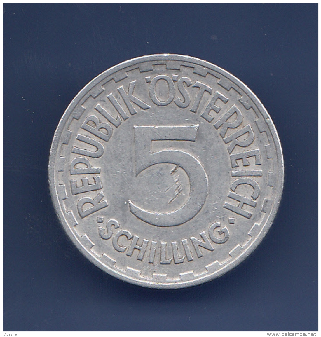 5 Schilling 1952 Al - Münze Österreich, Dm 31 Mm, Gute Erhaltung - Autres – Europe