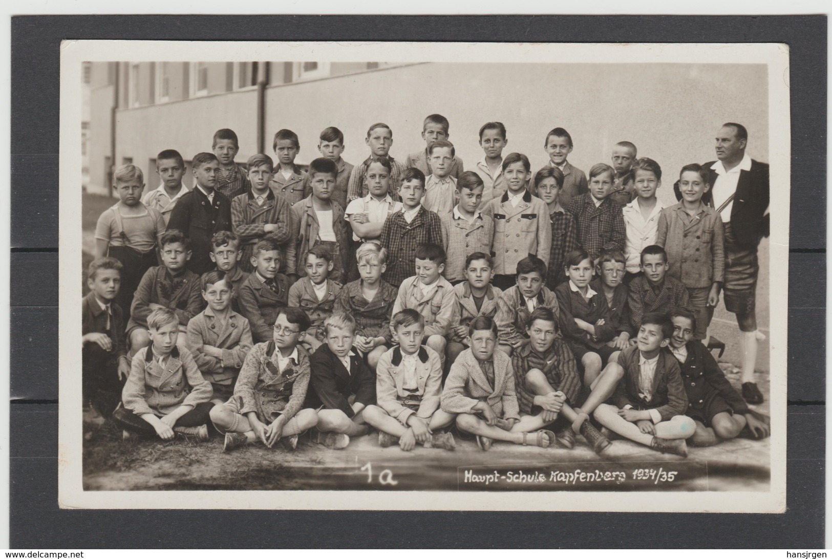 STM52 STEIERMARK KAPFENBERG Hauptschule 1 A KLASSENFOTO 1934/35 - Kapfenberg