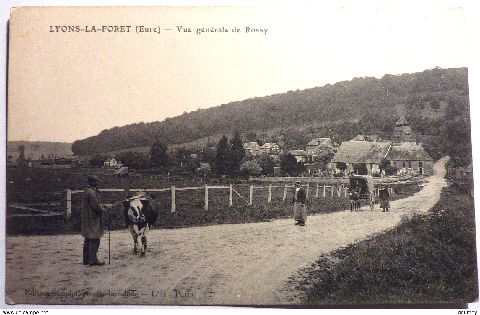 VUE GENERALE DE ROSAY - LYONS LA FORÊT - Lyons-la-Forêt