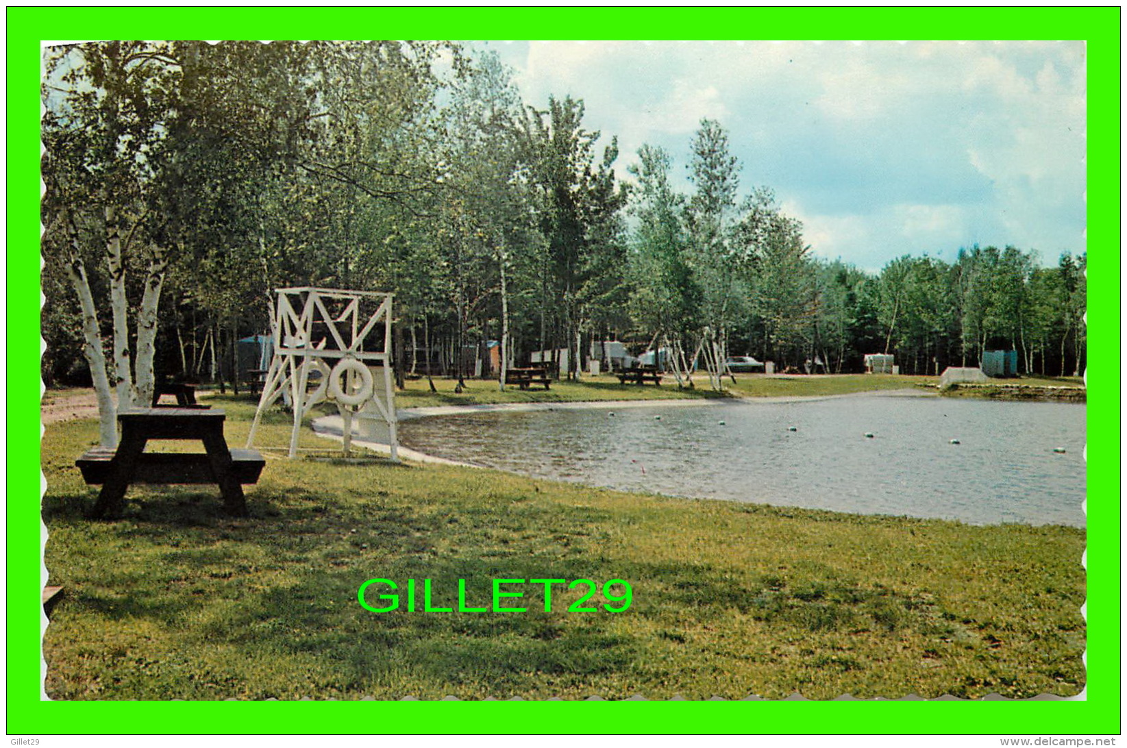 GRANBY, QUÉBEC -  GRANBY CAMPING SITE, RR 2 - UNIC - PROP. G. GAGNÉ - - Granby