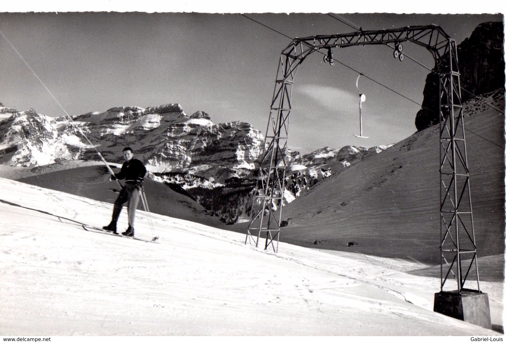 Leysin. Téléskis Aï-Chaux De Mont Et Les Diablerets - La Chaux