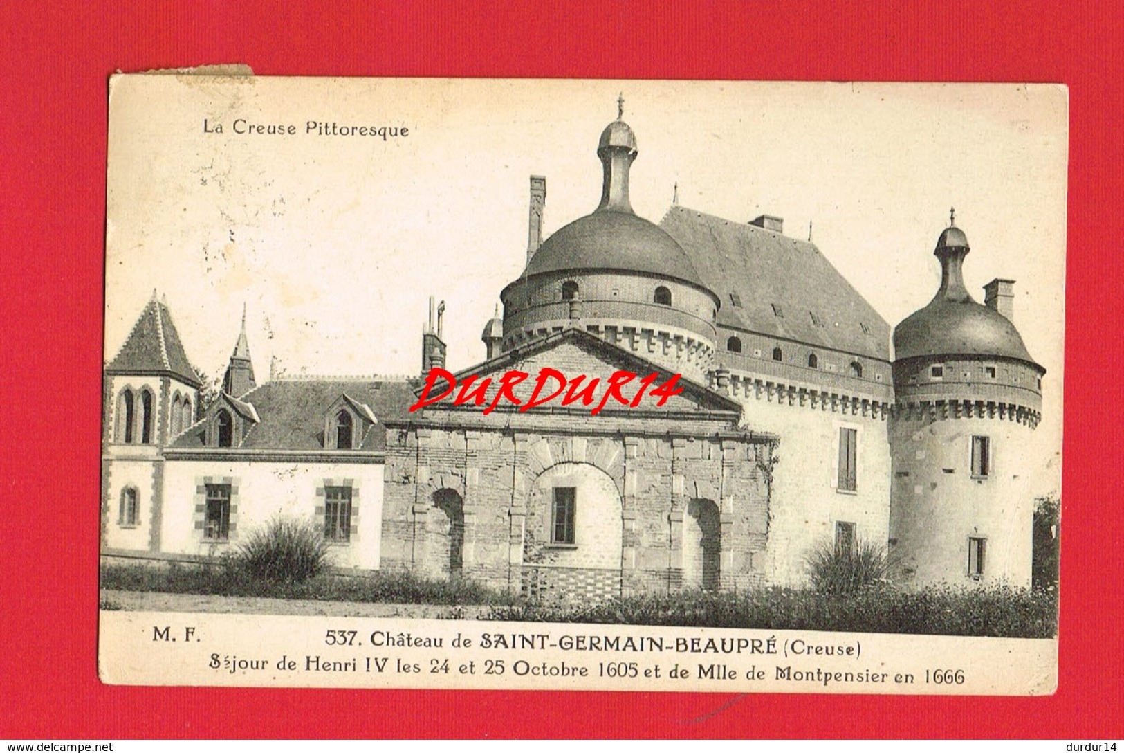 [23] Creuse > Château De SAINT GERMAIN DE BEAUPRE ... - Andere & Zonder Classificatie