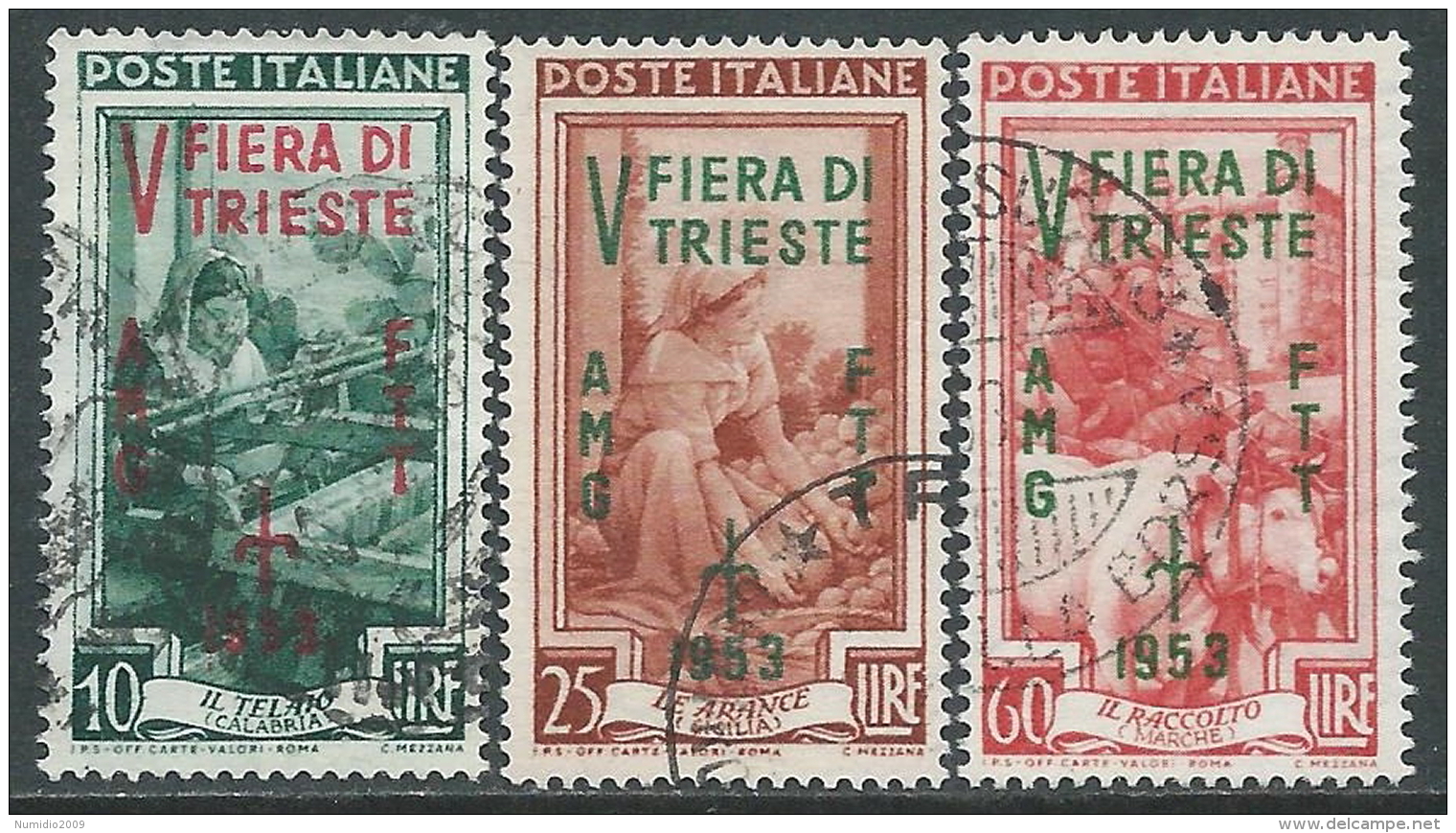 1953 TRIESTE A USATO FIERA DI TRIESTE - L2 - Usati