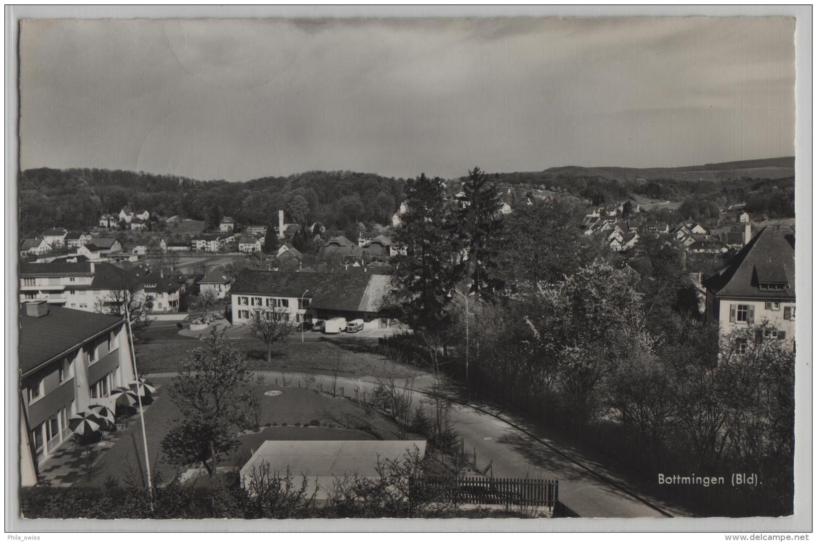 Bottmingen Baselland Dorfpartie - Photo: Hugo Kopp No. 1575 - Bottmingen