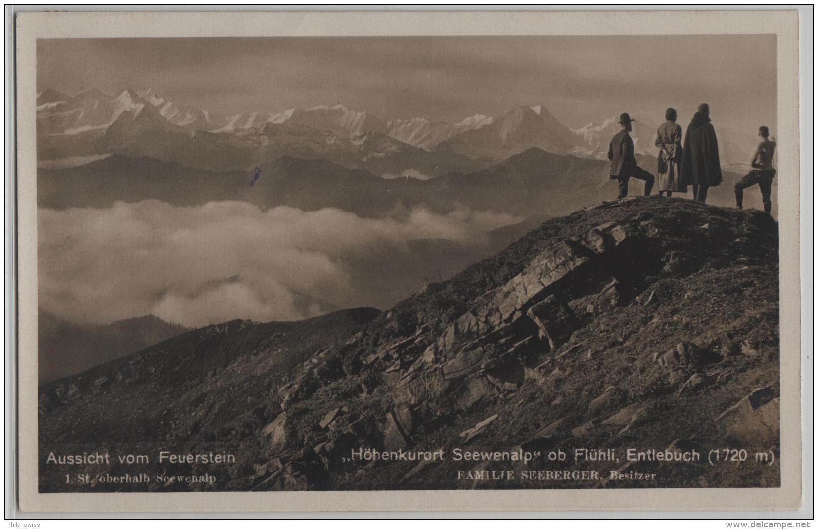 Aussicht Vom Feuerstein - Höhenkurort Seewenalp Ob Flüeli, Entlebuch (1720 M) - Entlebuch