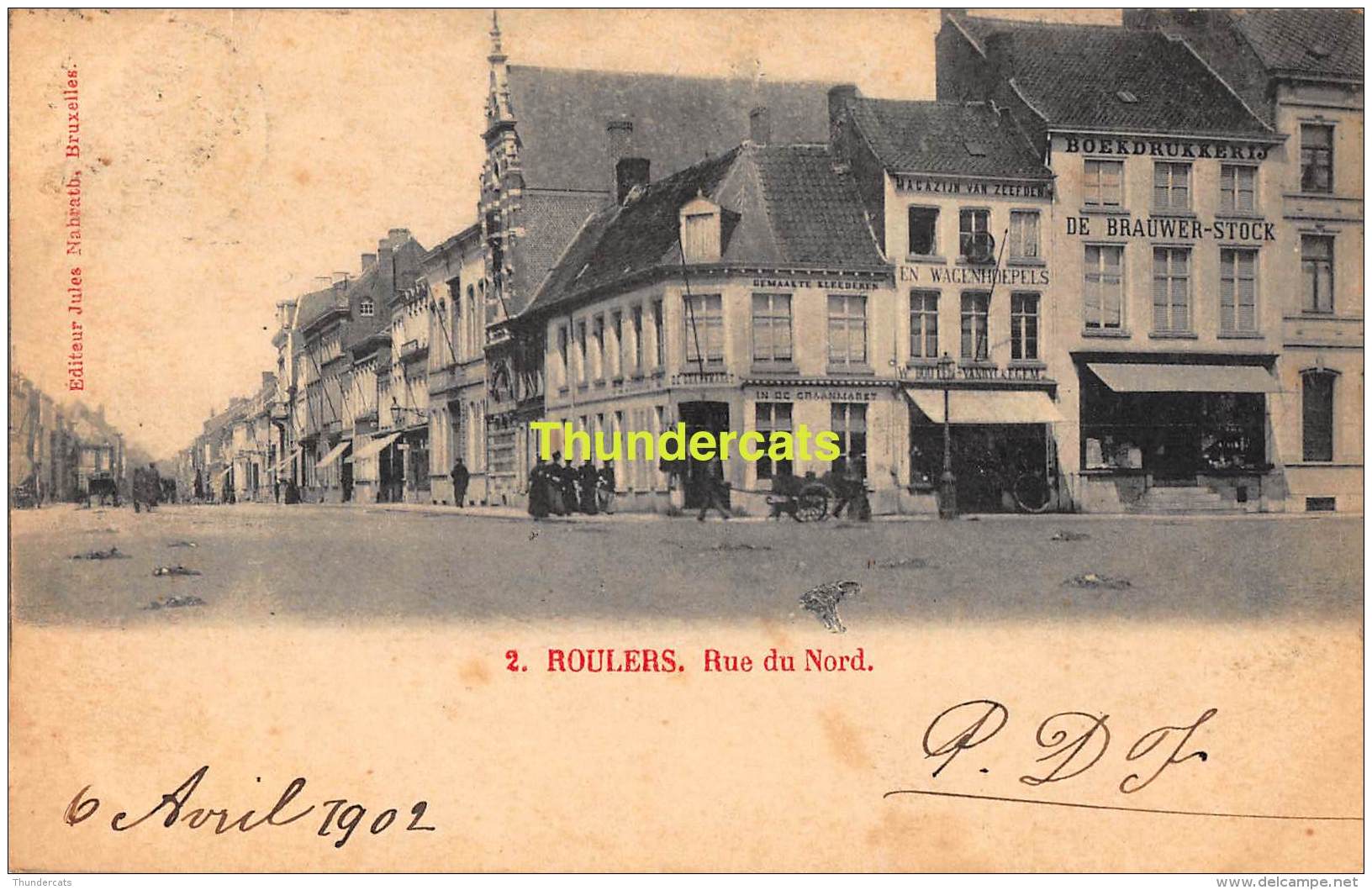 CPA ROESELARE ROESELAERE ROULERS RUE DU NORD - Roeselare