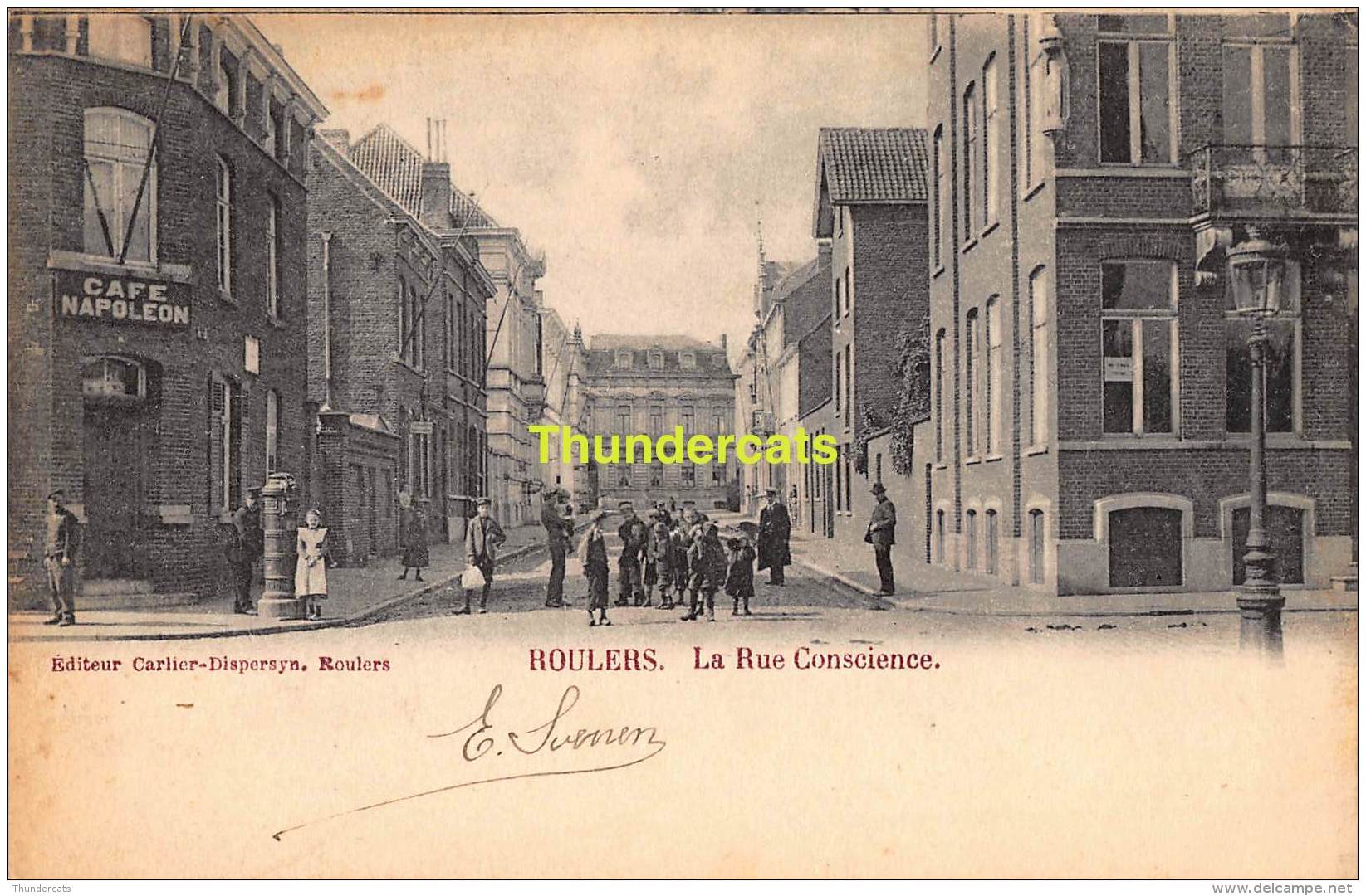 CPA ROESELARE ROESELAERE ROULERS  LA RUE CONSCIENCE - Roeselare