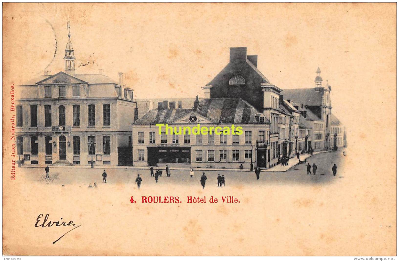 CPA ROESELARE ROESELAERE ROULERS  HOTEL DE VILLE - Roeselare