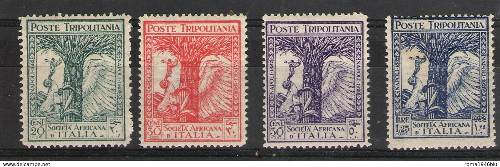 TRIPOLITANIA 1928 PRO SOCIETA' AFRICANA  ** MNH - Tripolitaine