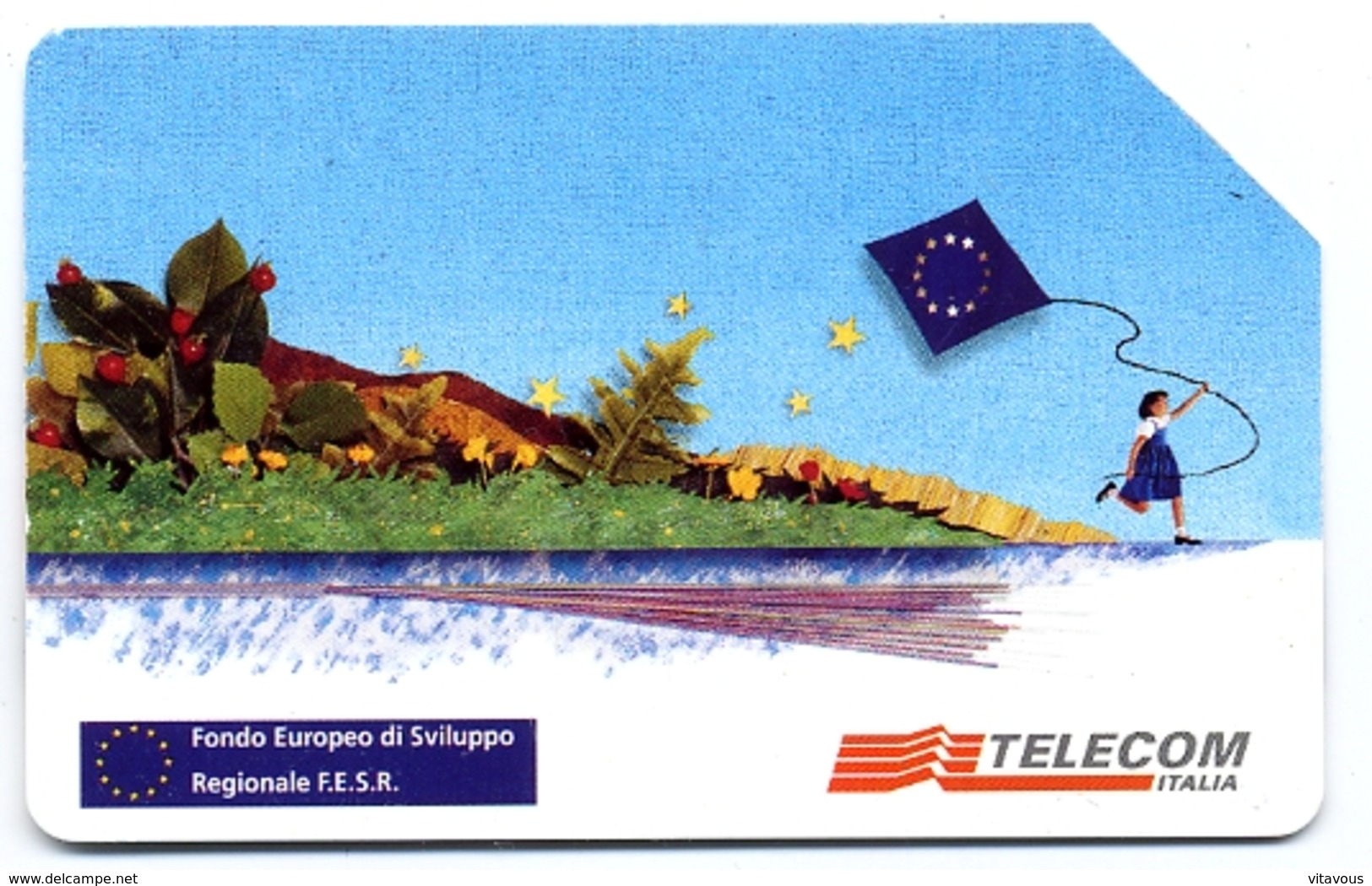 Cerf-volant Kite  Télécarte Telecom Italia Italie Phonecard (w466) - Publiques Figurées Ordinaires