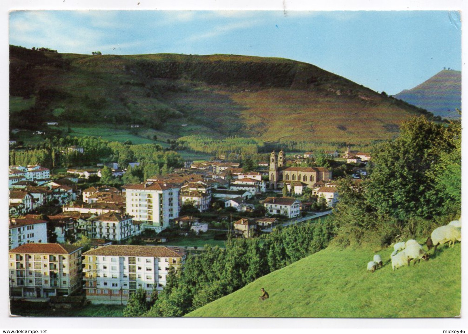 Espagne--ELIZONDO--Vue Générale--Coucher De Soleil ,cpsm 15 X 10  N°12 éd Fuertes - Navarra (Pamplona)