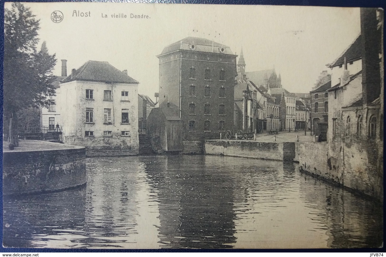 Carte Postale Ancienne Aalst Alost Vieille Dendre Et Molenhuis 1920 - Aalst