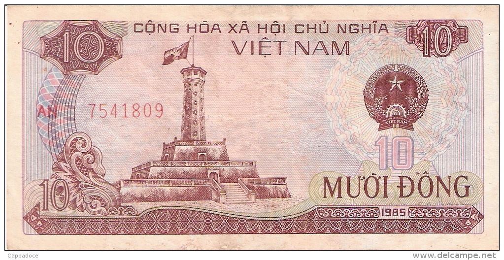 VIET NAM   10 Dong   1985   P. 93a - Vietnam