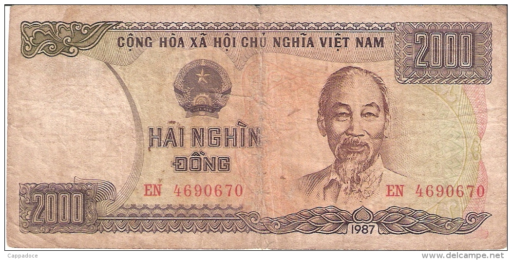 VIET NAM   2000 Dong   1987 (1988)   P. 103a - Vietnam