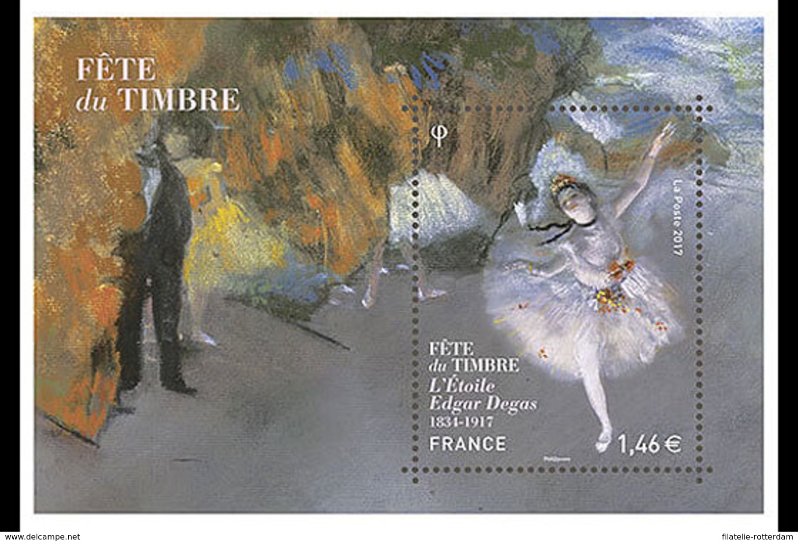 Frankrijk / France - Postfris / MNH - Sheet Dag Van De Postzegel, Edgar Degas 2017 - Ungebraucht