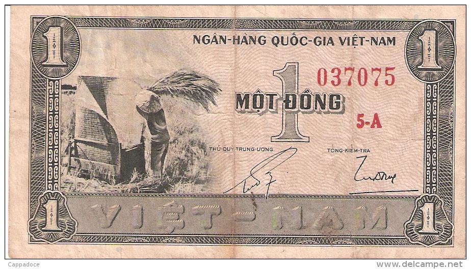 SOUTH VIET NAM   1 Dong   ND (1955)   P. 11a - Vietnam