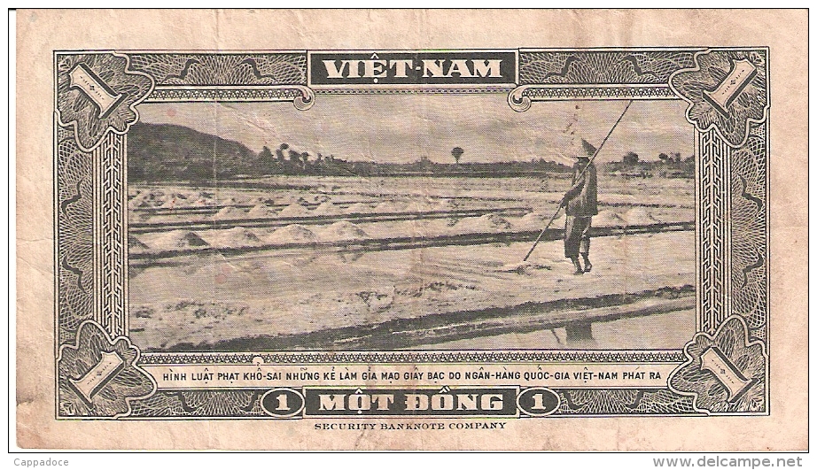 SOUTH VIET NAM   1 Dong   ND (1955)   P. 11a - Vietnam