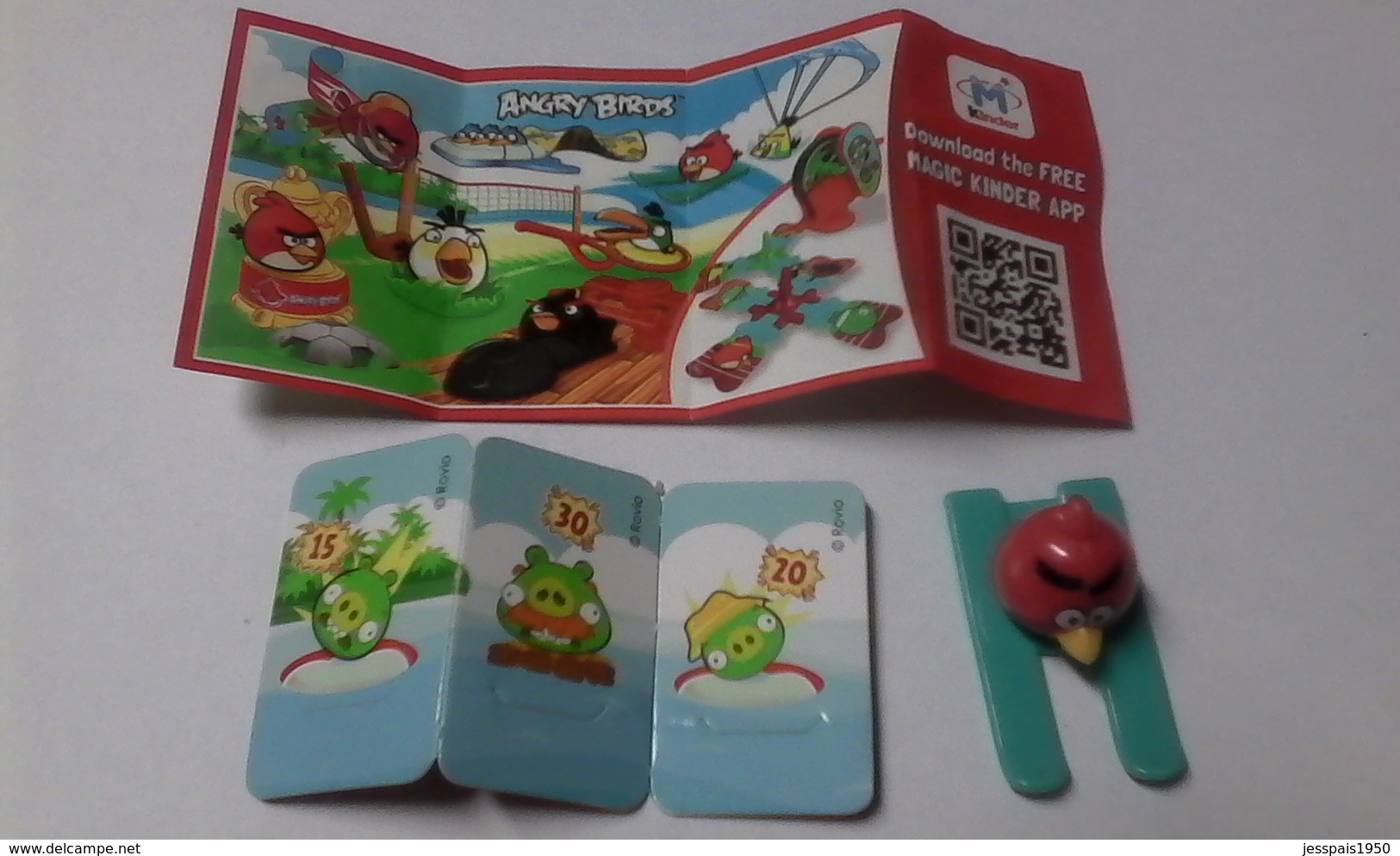 (306) - Kinder FF 608 (Angry Birds) + BPZ - Montables