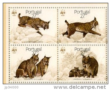 PORTUGAL WWF, Felins. Yvert 1721/24 ** Neuf Sans Charniere. MNH. - Unused Stamps