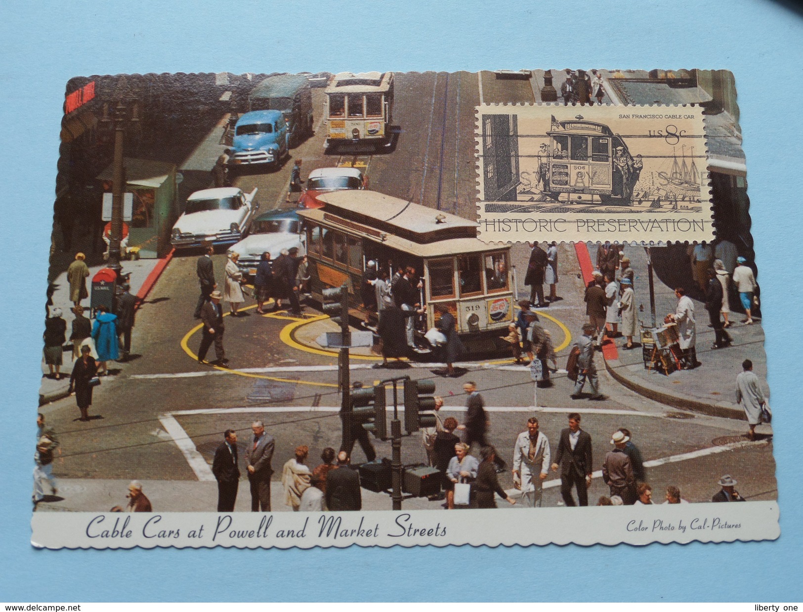 CABLE CARS At POWELL And MARKET () Stamp San Francisco First Day Of Issue ( Voir / Zie - Photo / Foto ) Crocker ! - Maximum Cards