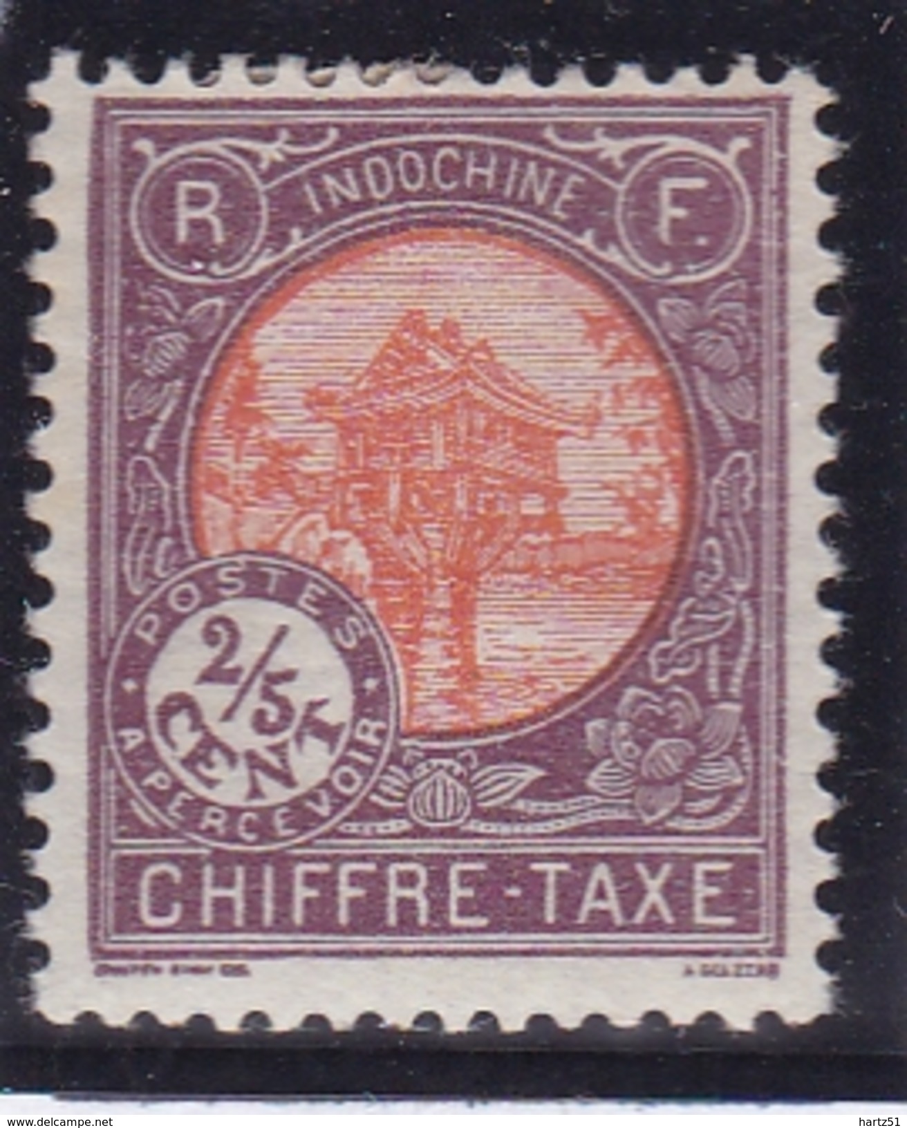 Indochine Taxe N° 44 Neuf * - Timbres-taxe