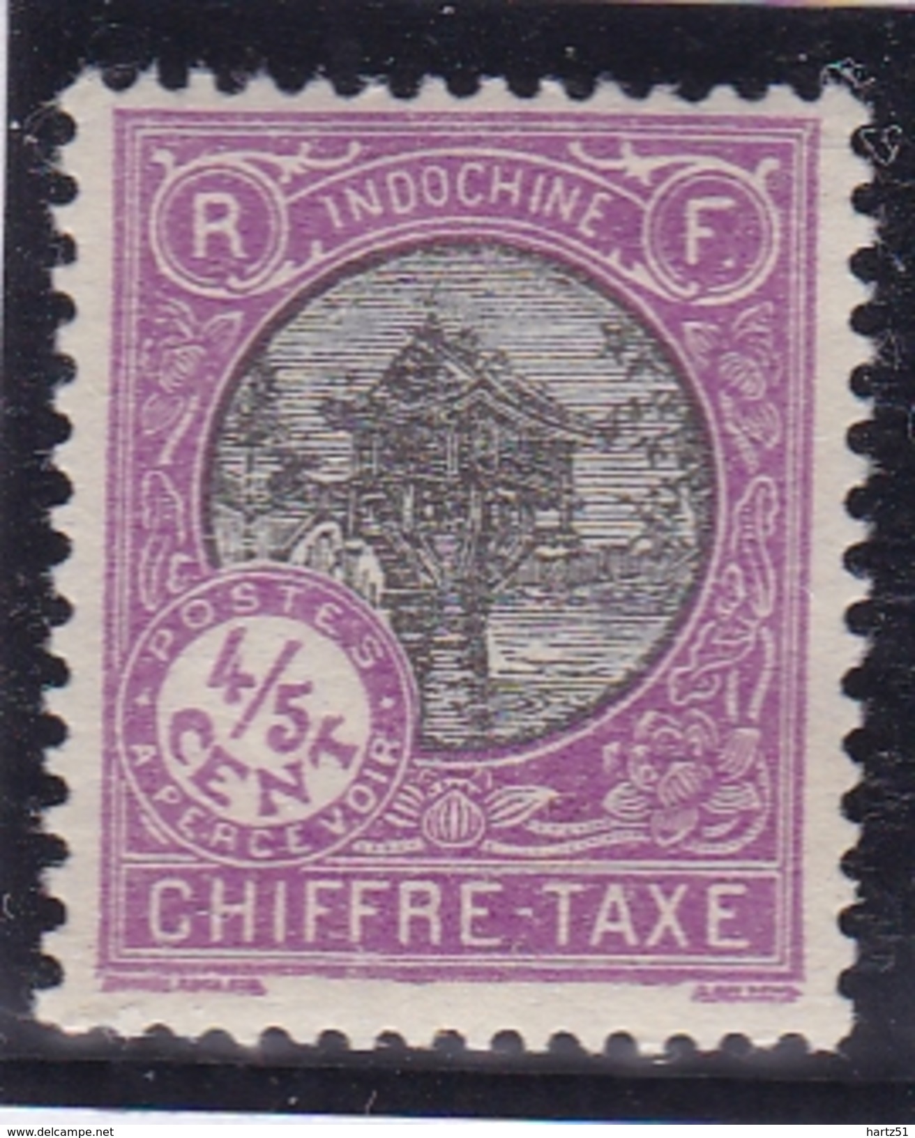 Indochine Taxe N° 45 Neuf * - Strafport