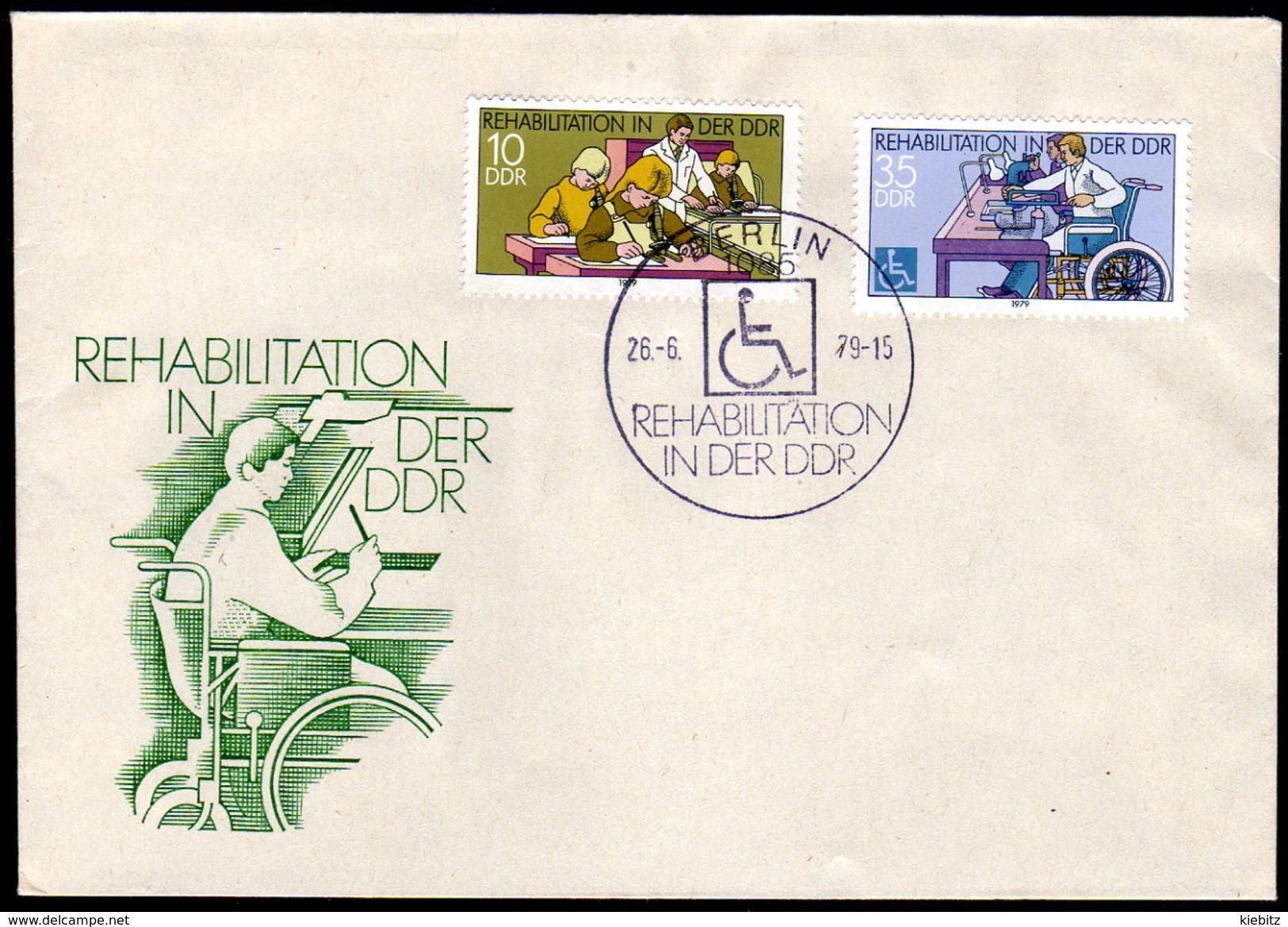 DDR 1979 - Rehabilitation Von Behinderten - Sonderstempel FDC - Handicaps