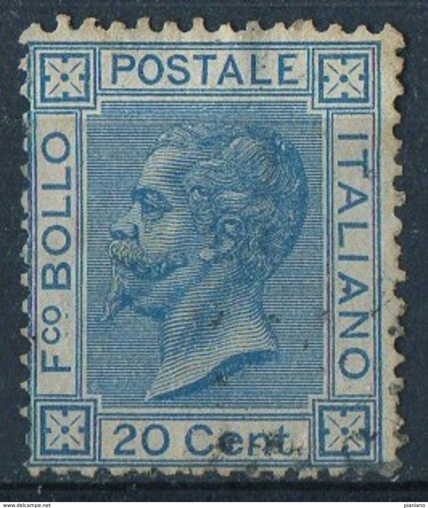 PIA - ITALIA - 1867 : Effigie Del Re Vittorio Emanuele II    - (SAS  26) - Usati