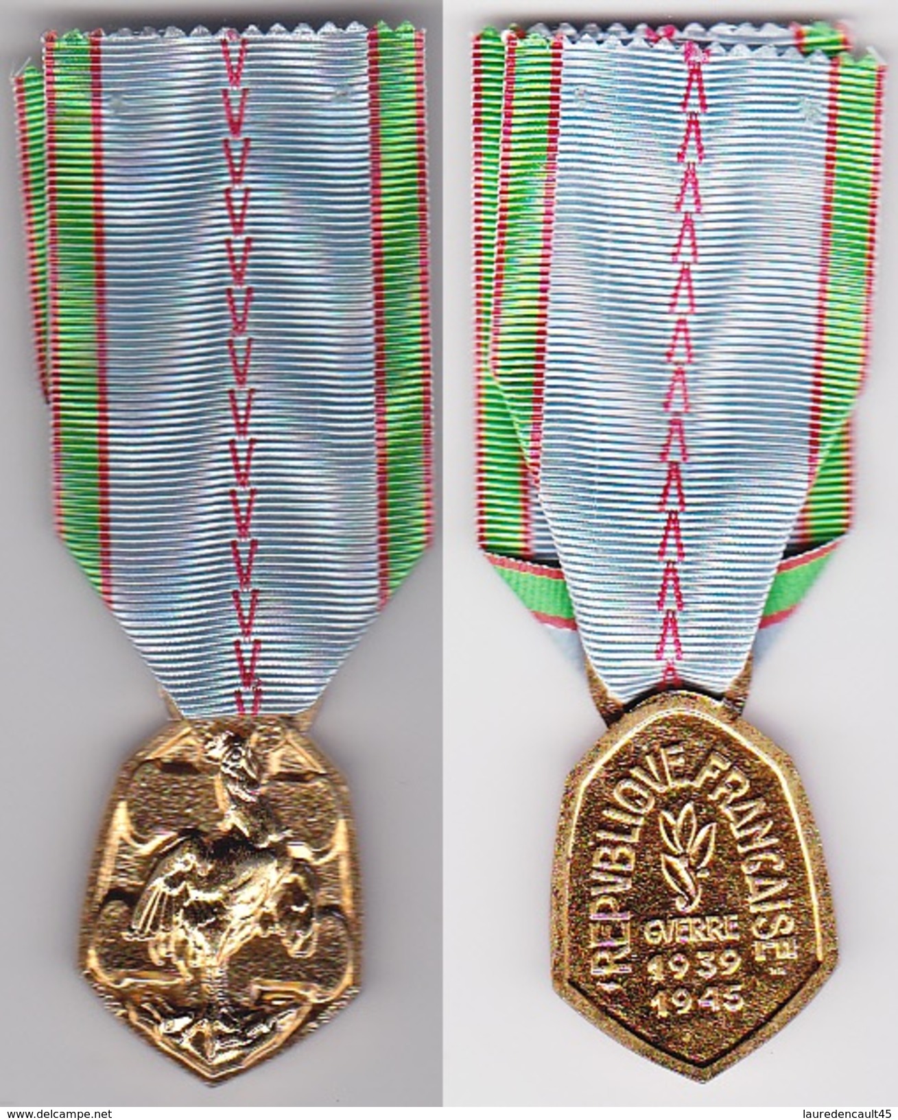 MEDAILLE COMMEMORATIVE - France - WW2 1939/1945 (2) - France