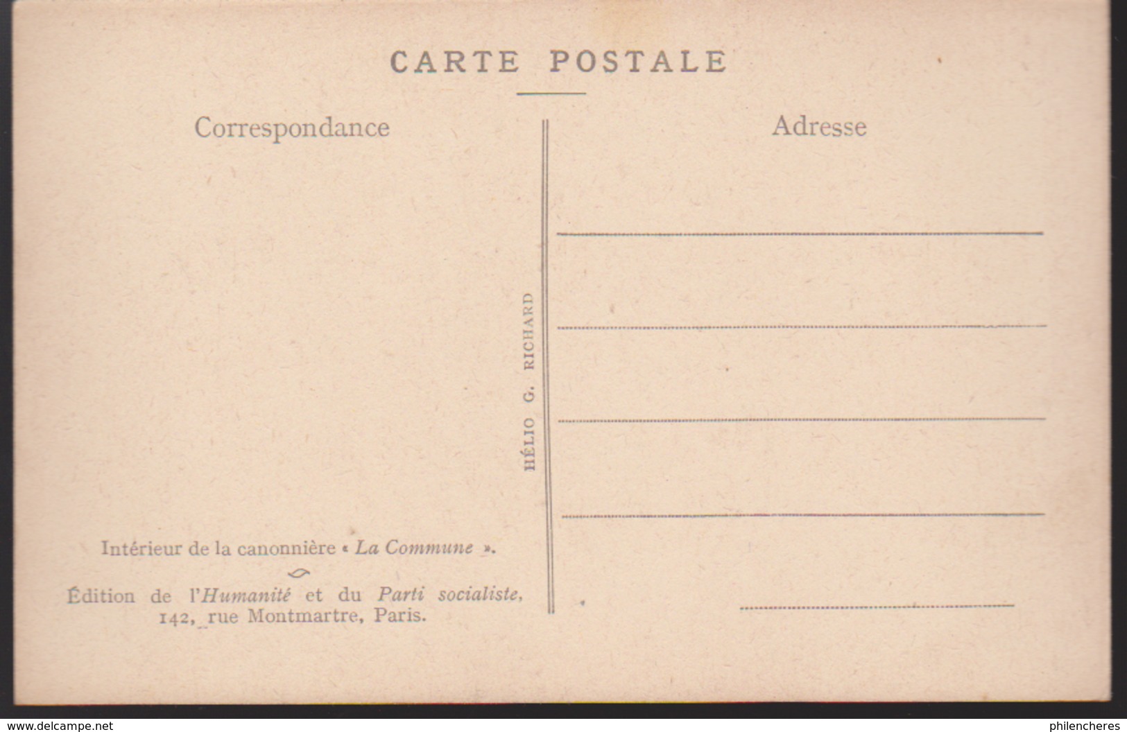 CPA - Documents Historiques "La Commune" - édition De L'Humanité Et Du Parti Socialiste - - History