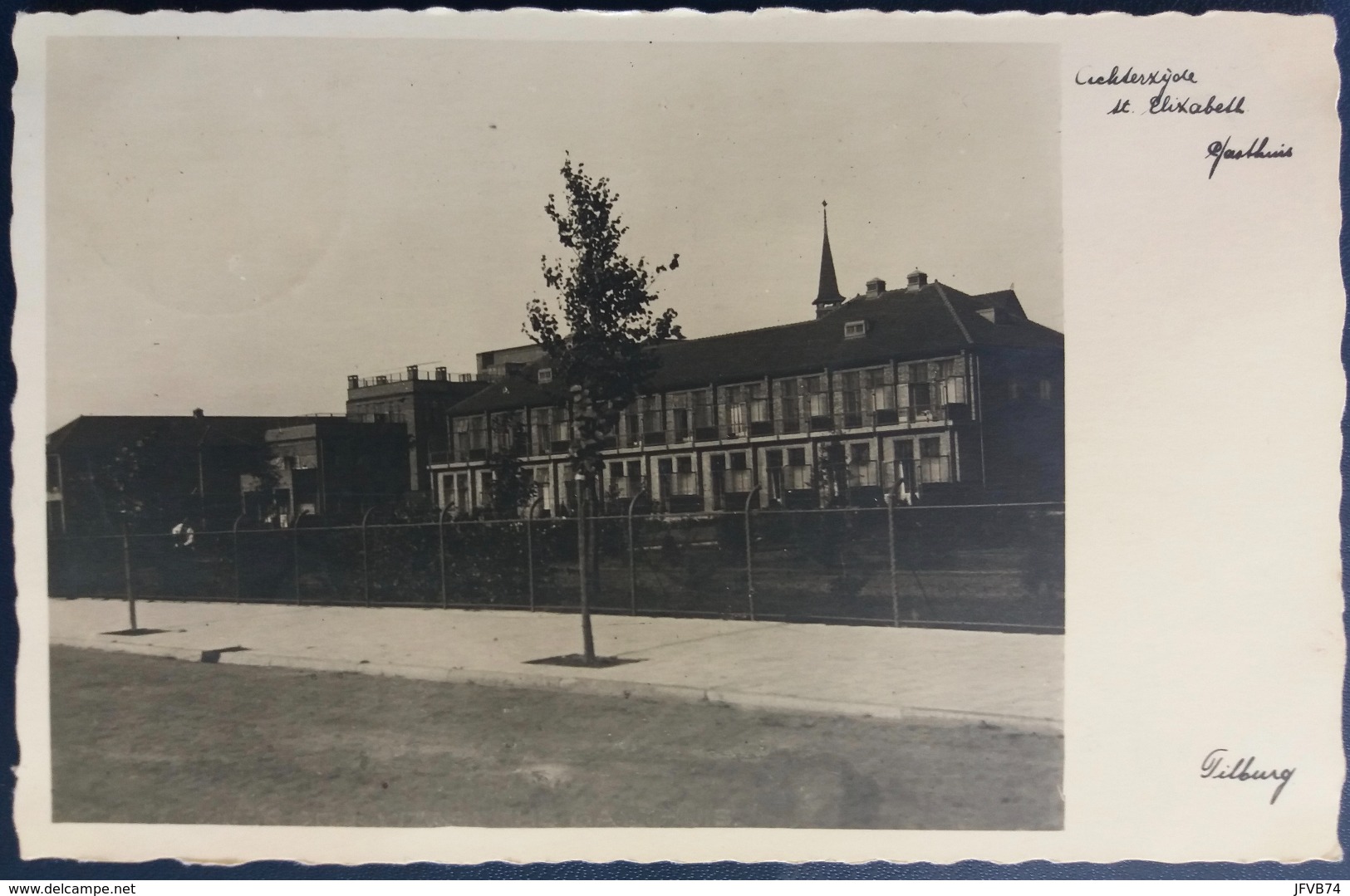 CPA Tilburg Achterzijde St Elixabeth Gasthuis 1934 - Tilburg