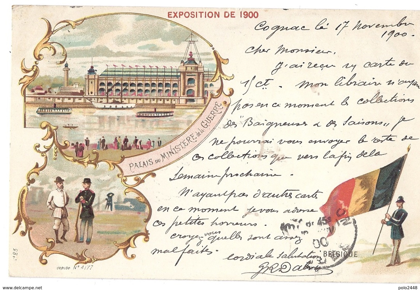 CPA - Exposition De 1900 Belgique - Exhibitions