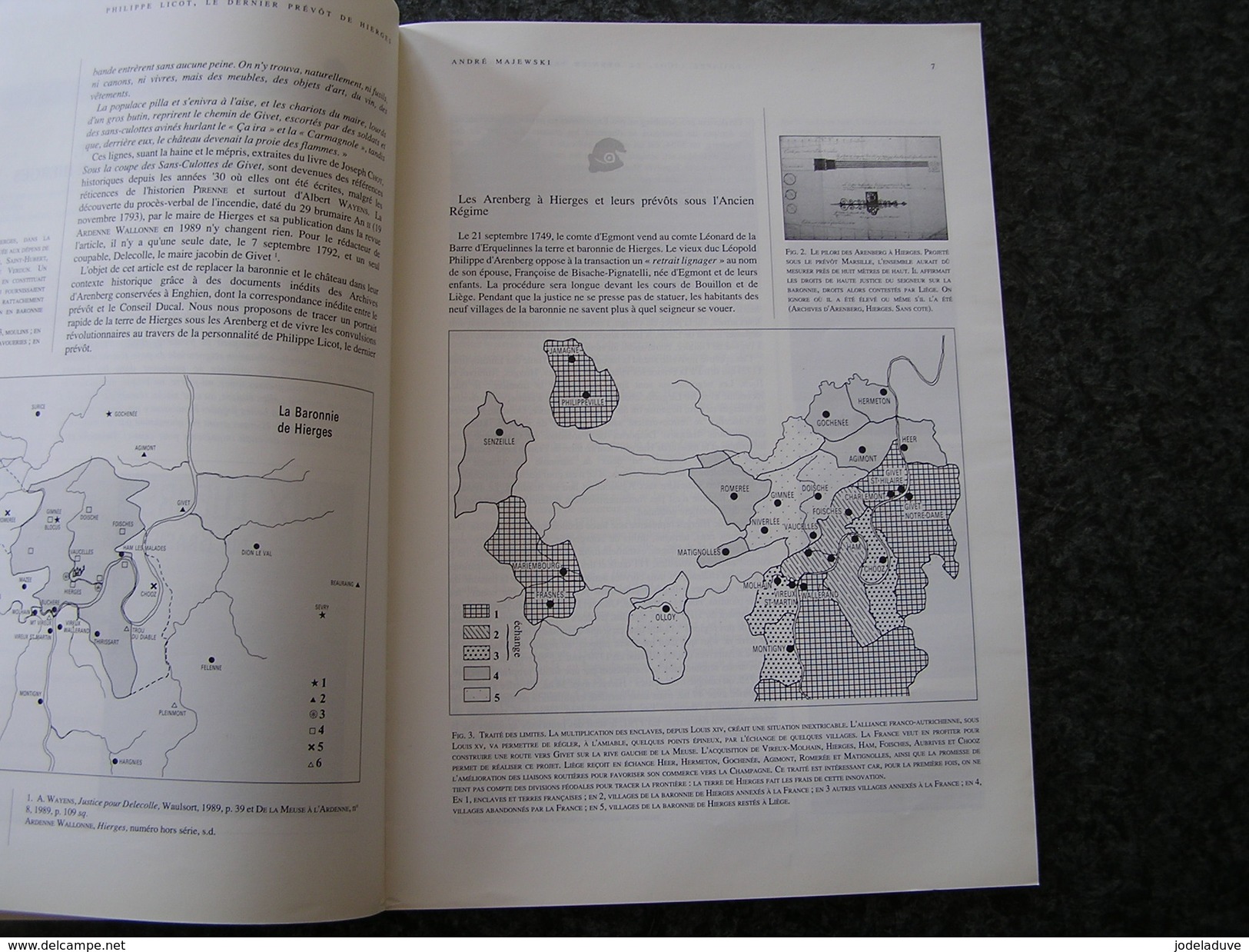 DE LA MEUSE A L ARDENNE N° 14 Année 1991 Prévôt Hierges Givet Reclus Graide Lesse Lommal Ambly Namur Pierre Croix Occis - Belgique