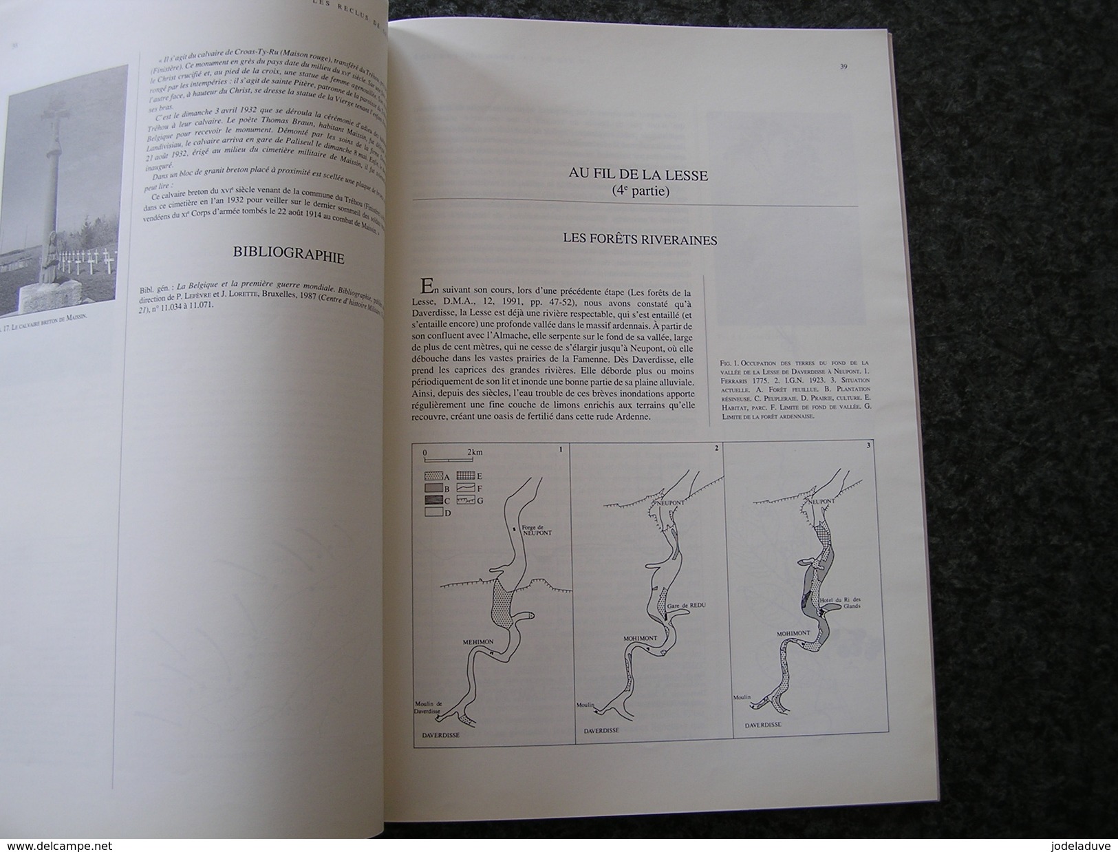 DE LA MEUSE A L ARDENNE N° 14 année 1991 Prévôt Hierges Givet Reclus Graide Lesse Lommal Ambly Namur Pierre Croix Occis