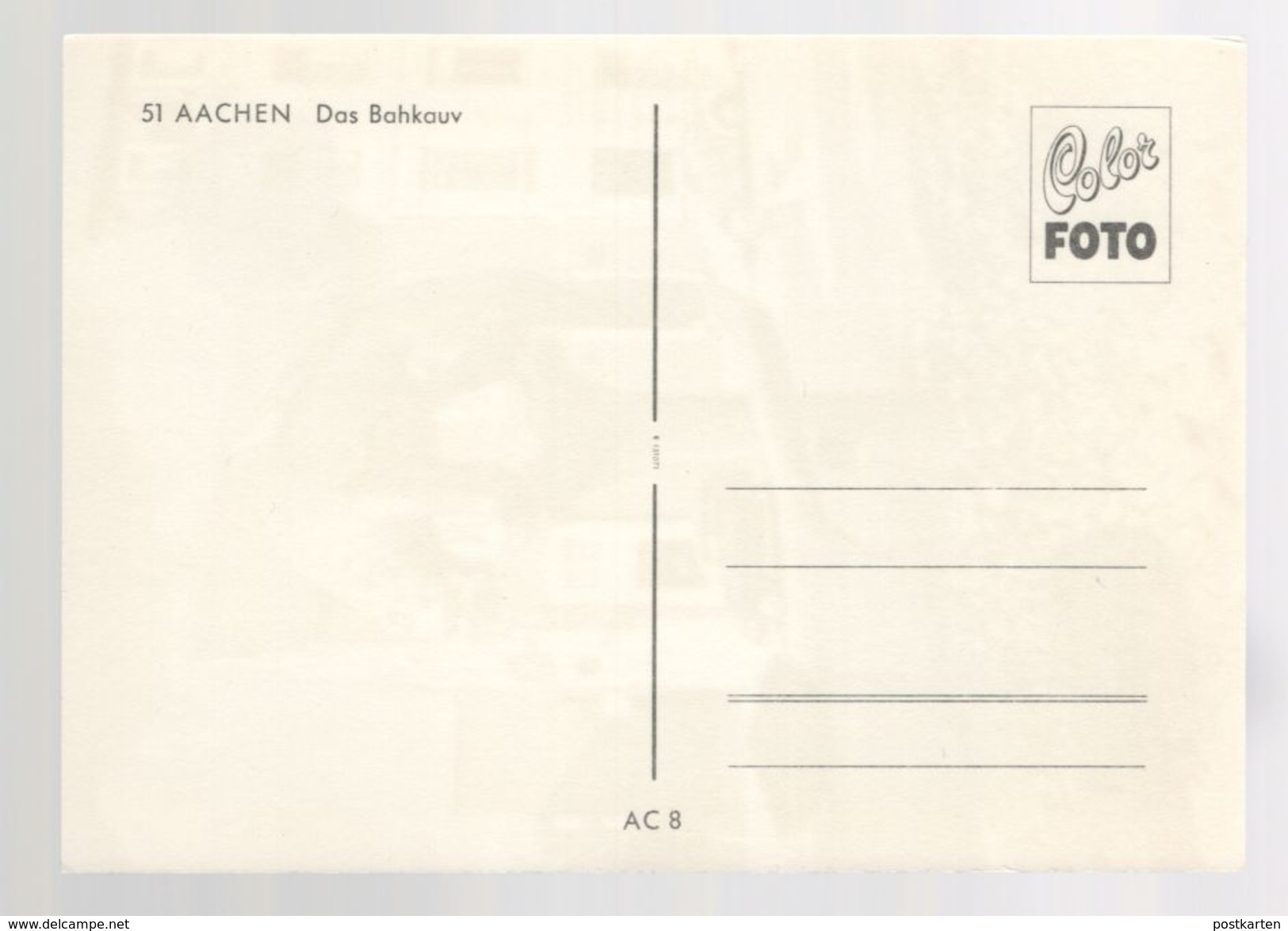 ÄLTERE POSTKARTE AACHEN DAS BAHKAUV Märchen Sage Fairy Tale Ansichtskarte Postcard Cpa AK - Aachen