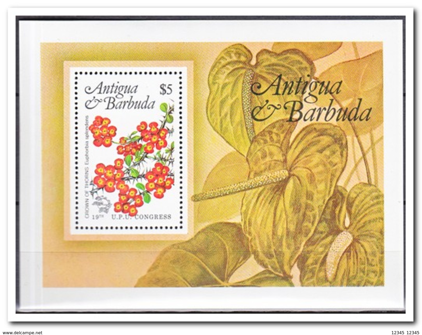 Antigua & Barbuda 1984, Postfris MNH, Flowers - Antigua En Barbuda (1981-...)