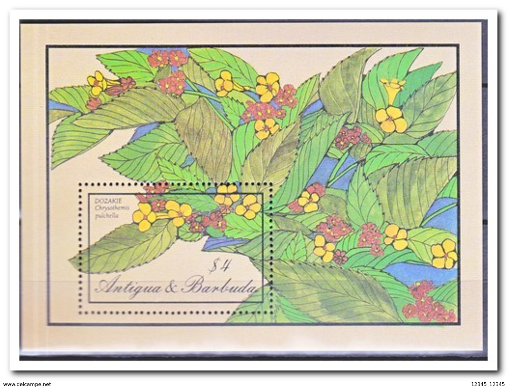 Antigua & Barbuda 1986, Postfris MNH, Flowers - Antigua En Barbuda (1981-...)